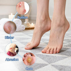 Hyggear Bunion Cushions, Bunion Pain Relief Pads for Protection Against Shoe Pressure and Friction, Self-Adhesive & Water-Resistant, Fits Shoes for Men & Women