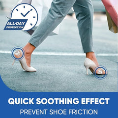 Hyggear Bunion Cushions, Bunion Pain Relief Pads for Protection Against Shoe Pressure and Friction, Self-Adhesive & Water-Resistant, Fits Shoes for Men & Women