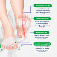Separatori per dita dei piedi Hyggear™ - 34627549154637215